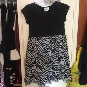 Zebra print dress